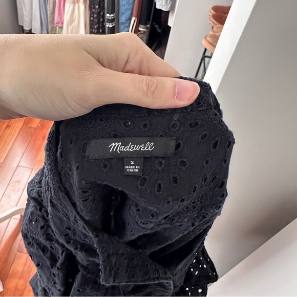 Madewell Ruffle Eyelet Blouse | Size Medium - Picture 6 of 11